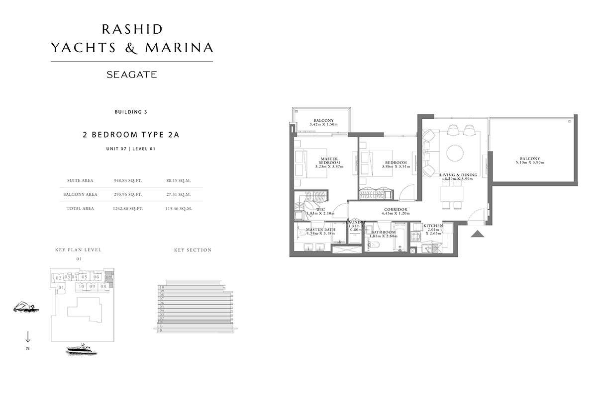 Type 2A, Unit 07, Level 01 Building 3